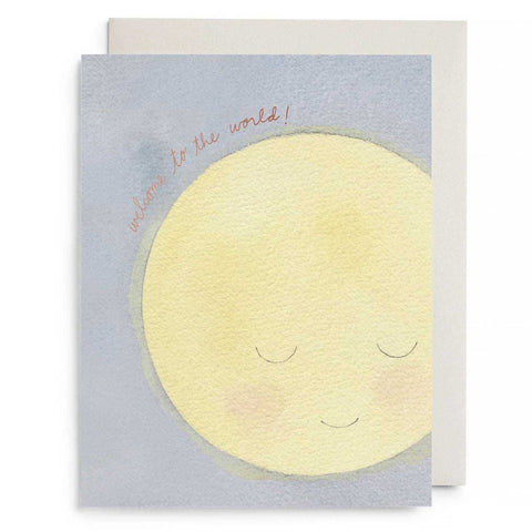 Greeting Card - Baby Baby Moon by E Frances Paper