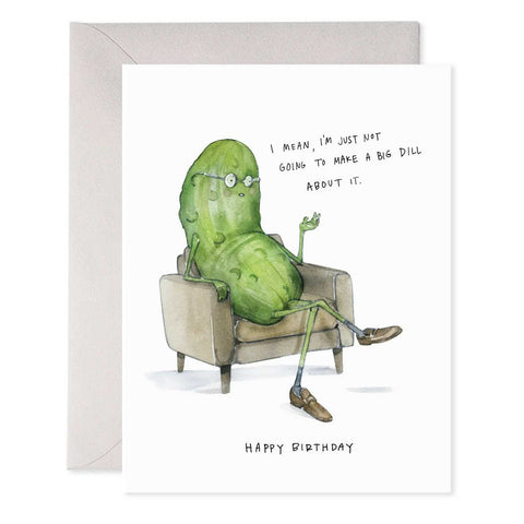 Greeting Card Big Dill by E Frances Paper