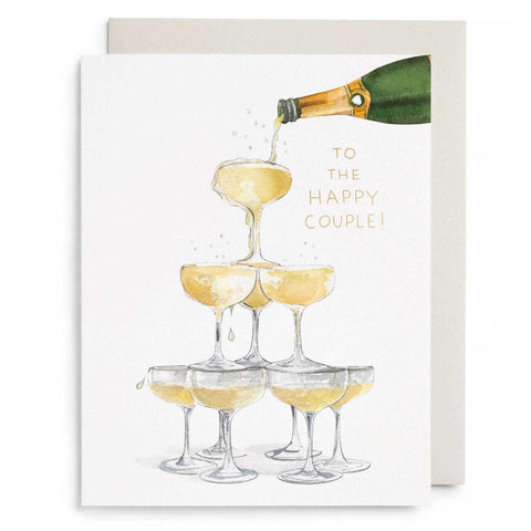 Greeting Card Champagne Tower by E Frances Paper