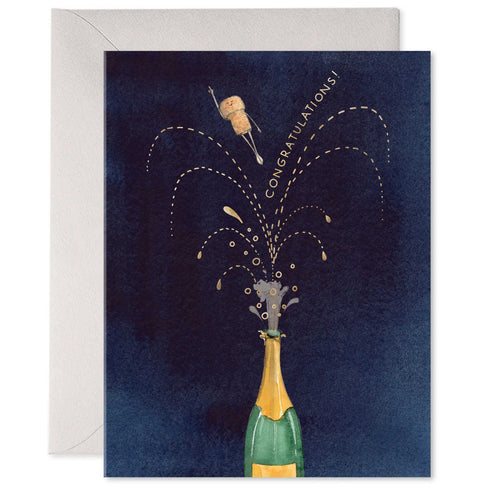 Greeting Card Flying Cork by E Frances Paper