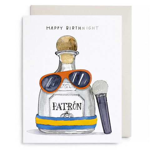 Greeting Card Happy Birthnight by E Frances Paper