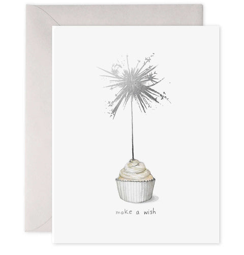 Greeting Card Sparkler Wish by E Frances Paper