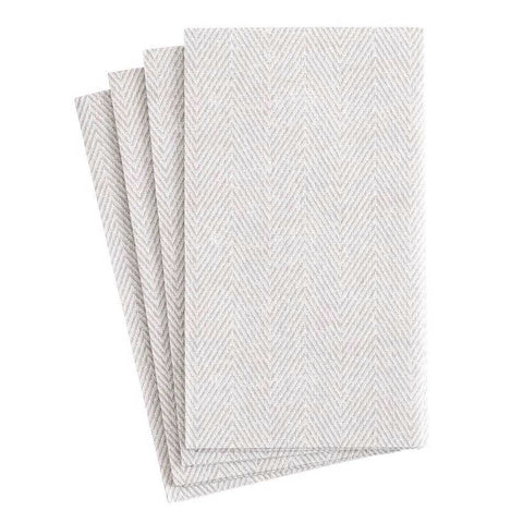 Guest Towel Jute Flax Paper Linen 12 per pack by Caspari