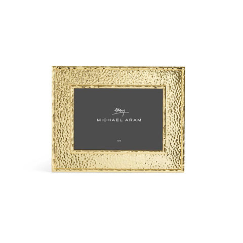Hammertone Gold Frame 5x7 by Michael Aram