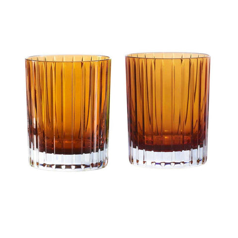 Harmonie Orange Tumbler #2 Box/2 by Baccarat