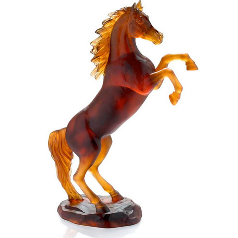 Horse Amber Spirited Horse by Daum