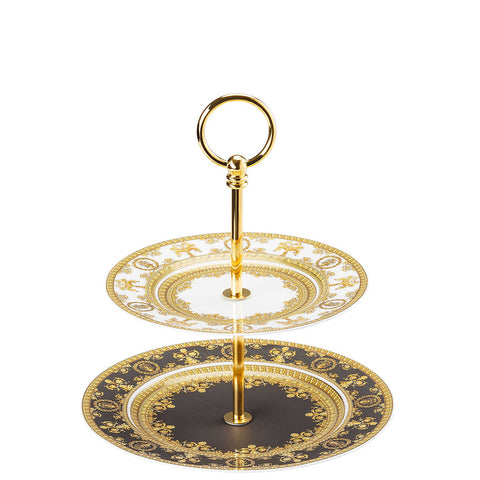 I Love Baroque Etagere Small 2 Tiers 7 & 8 1/2 In by Versace