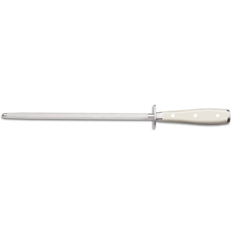 Ikon Creme Sharpening Steel 10" by Wusthof Trident
