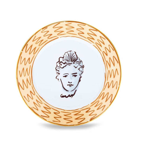 Il Viaggio Di Nettuno Dinner Plate - Terracotta by Ginori