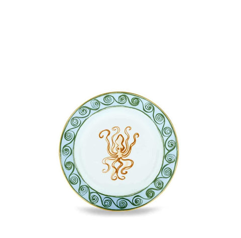 Il Viaggio Di Nettuno Flat Dessert Plate - Terracotta by Ginori
