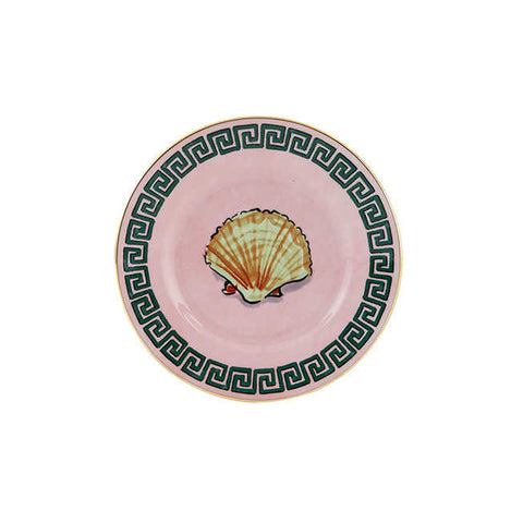 Il Viaggio Di Nettuno Pink Bread Plate  by Richard Ginori
