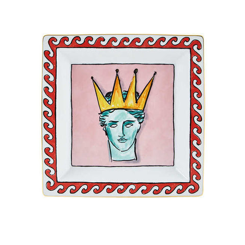 Il Viaggio Di Nettuno Pink Large Squared Vide Poche by Richard Ginori