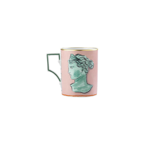Il Viaggio Di Nettuno Pink Mug by Richard Ginori