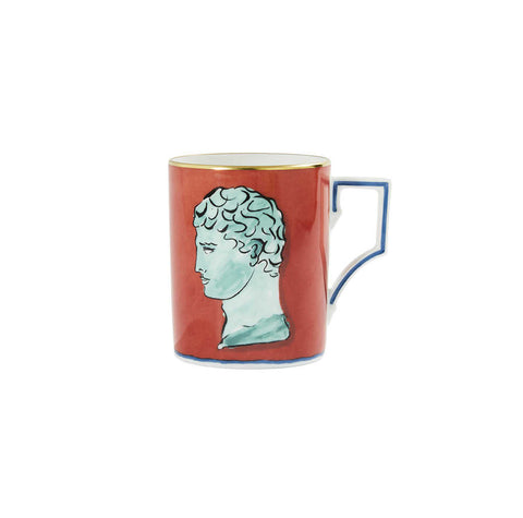 Il Viaggio Di Nettuno Red Coral Mug by Richard Ginori