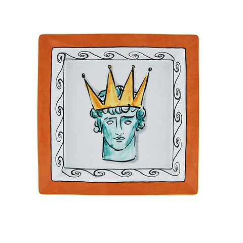 Il Viaggio Di Nettuno Rock Orange Large Squared Vide Poche by Richard Ginori