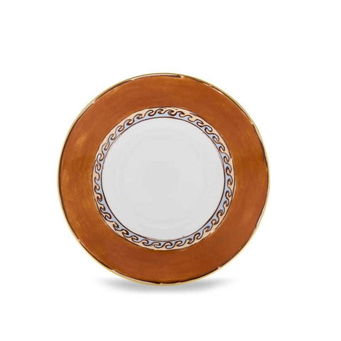 Il Viaggio Di Nettuno Soup Plate - Terracotta by Ginori