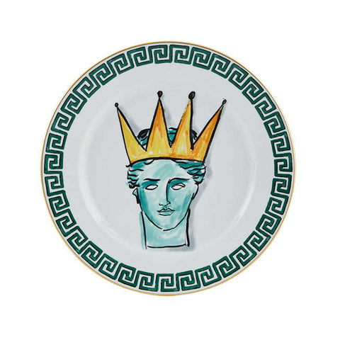 Il Viaggio Di Nettuno White Dinner Plate by Richard Ginori