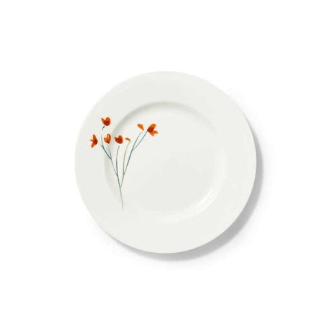 Impression Dessert Plate 21 cm Red by Dibbern