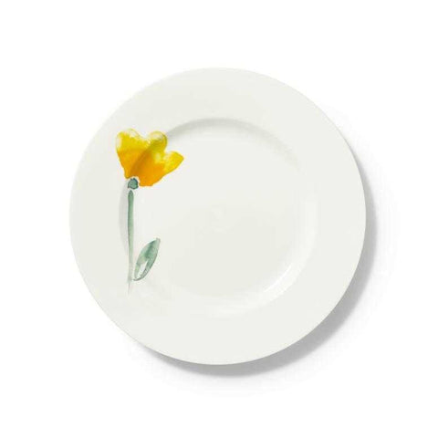 Impression Plate 26,5 cm Yellow by Dibbern