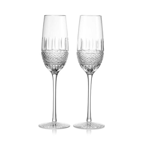 Irish Lace Mastercraft Flute Set Of 2 by Waterford