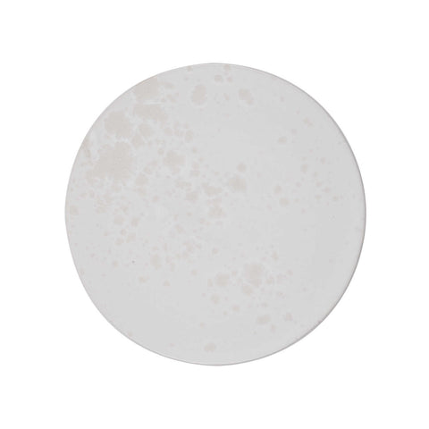 Ivory White #5 Medium Flat Plate by KH Wurtz