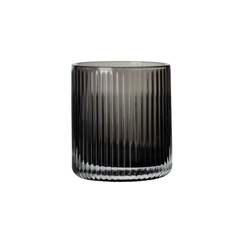 Juna Grey           Rilled Tumbler Glass by Asa Selection