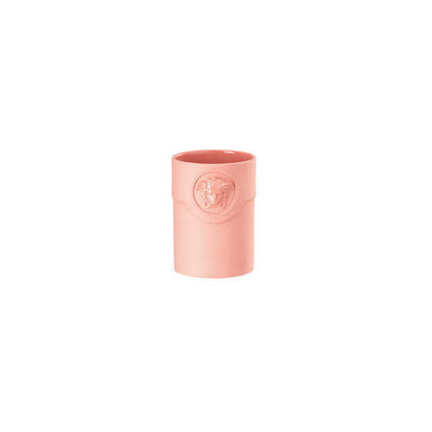 La Medusa Mini Vase Cylindrical Pink by Versace