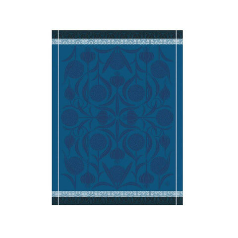 L'ail Blue Tea Towel by Le Jacquard Francais