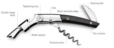 Le Thiers Sommelier Juniper, Double Lever, Matt Finish by Claude Dozorme