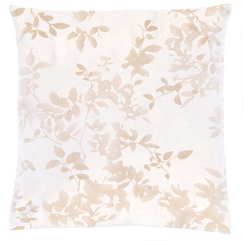 Leaves Ivory Pillow Case Euro by Christian Fischbacher