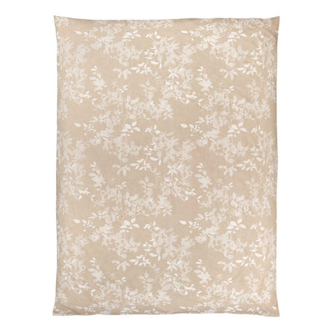 Leaves Verso Ivory Duvet Cover Queen  by Christian Fischbacher