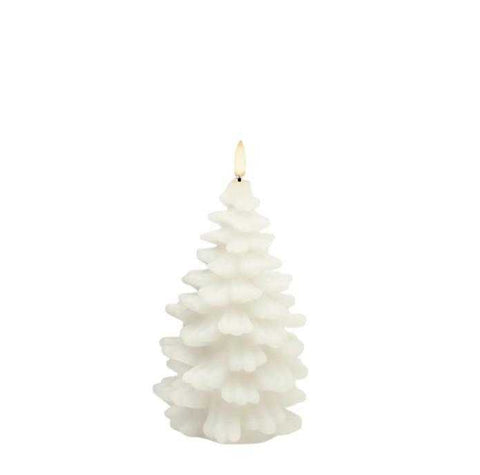 LED Christmas Tree Candle White 7" by Uyuni