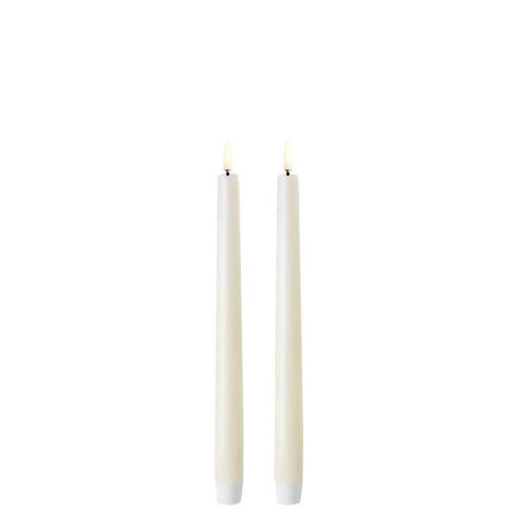 LED Taper Candle Ivory 2-Pack by Uyuni