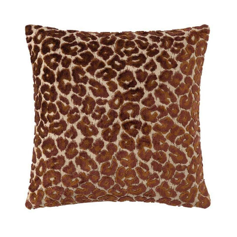 Leopard Fauve  Decorative Pillow  by Yves Delorme