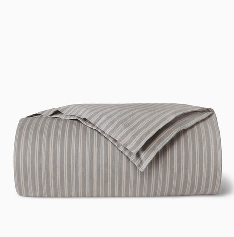 Leranto Titanium King Duvet Cover  by Sferra
