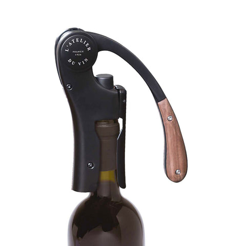 Lever Corkscrews Oeno Motion Wood & Black  by L'atelier Du Vin