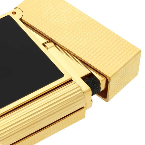 Ligne 2 Lighter Gold Micro Diamond And Matte Black by Dupont