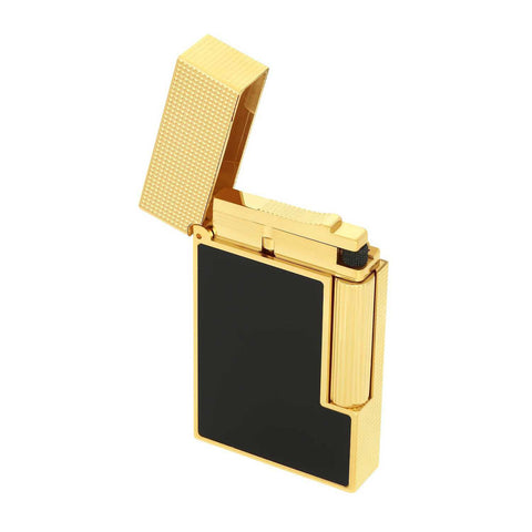 Ligne 2 Lighter Gold Micro Diamond And Matte Black by Dupont