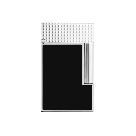 Ligne 2 Lighter Silver Micro Diamond Head and Matte Black by Dupont