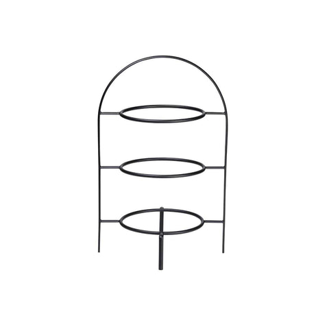 Ligne Noire Etagere Three-Tiered, H. 36,5 Cm Black C D. 21 Cm, H. 36,5 Cm by Asa Selection