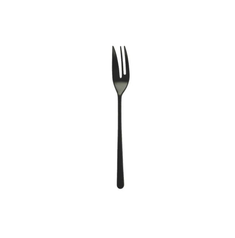 Linea Ice Oro Nero Cake Fork by Mepra