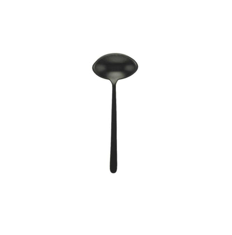 Linea Ice Oro Nero Gravy Ladle by Mepra