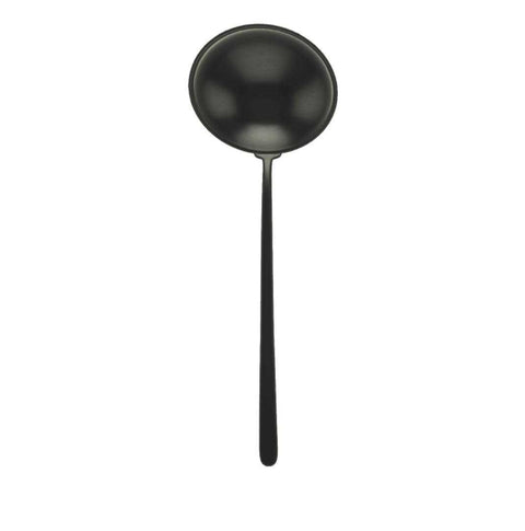 Linea Ice Oro Nero Ladle by Mepra