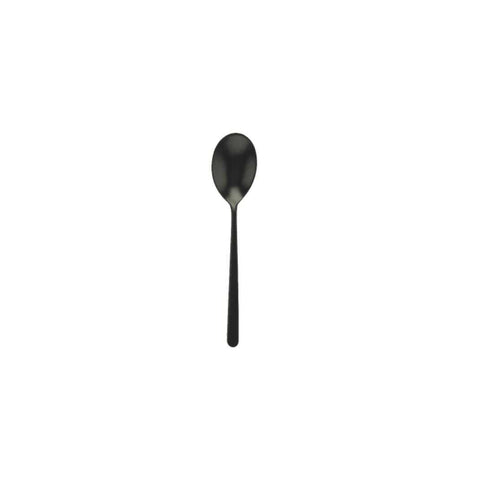 Linea Ice Oro Nero Moka Spoon by Mepra