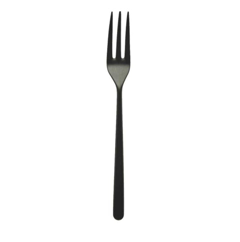 Linea Ice Oro Nero Serving Fork by Mepra
