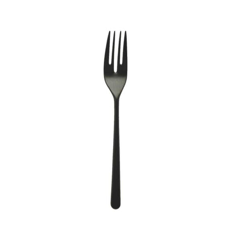 Linea Ice Oro Nero Table Fish Fork by Mepra
