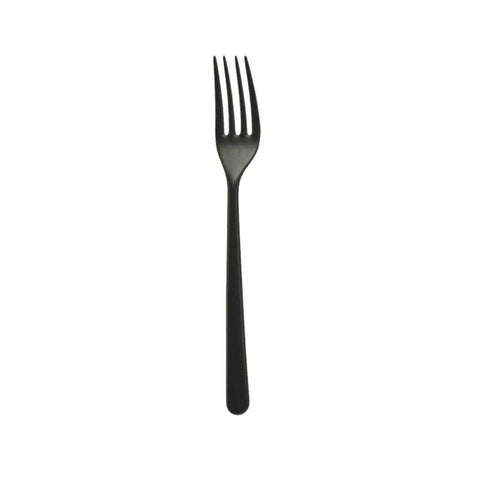 Linea Ice Oro Nero Table Fork by Mepra