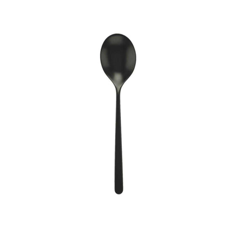 Linea Ice Oro Nero Table Spoon by Mepra