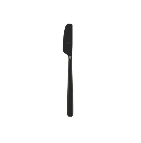 Linea Oro Nero Ice Butter Knife by Mepra