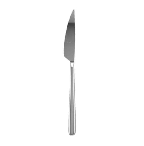 Linea Stainless Mirror Table Knife Solid Hand. by Mepra